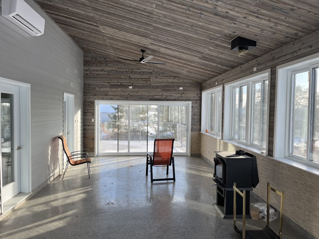 Photo d'une finitions intérieures d'une maison