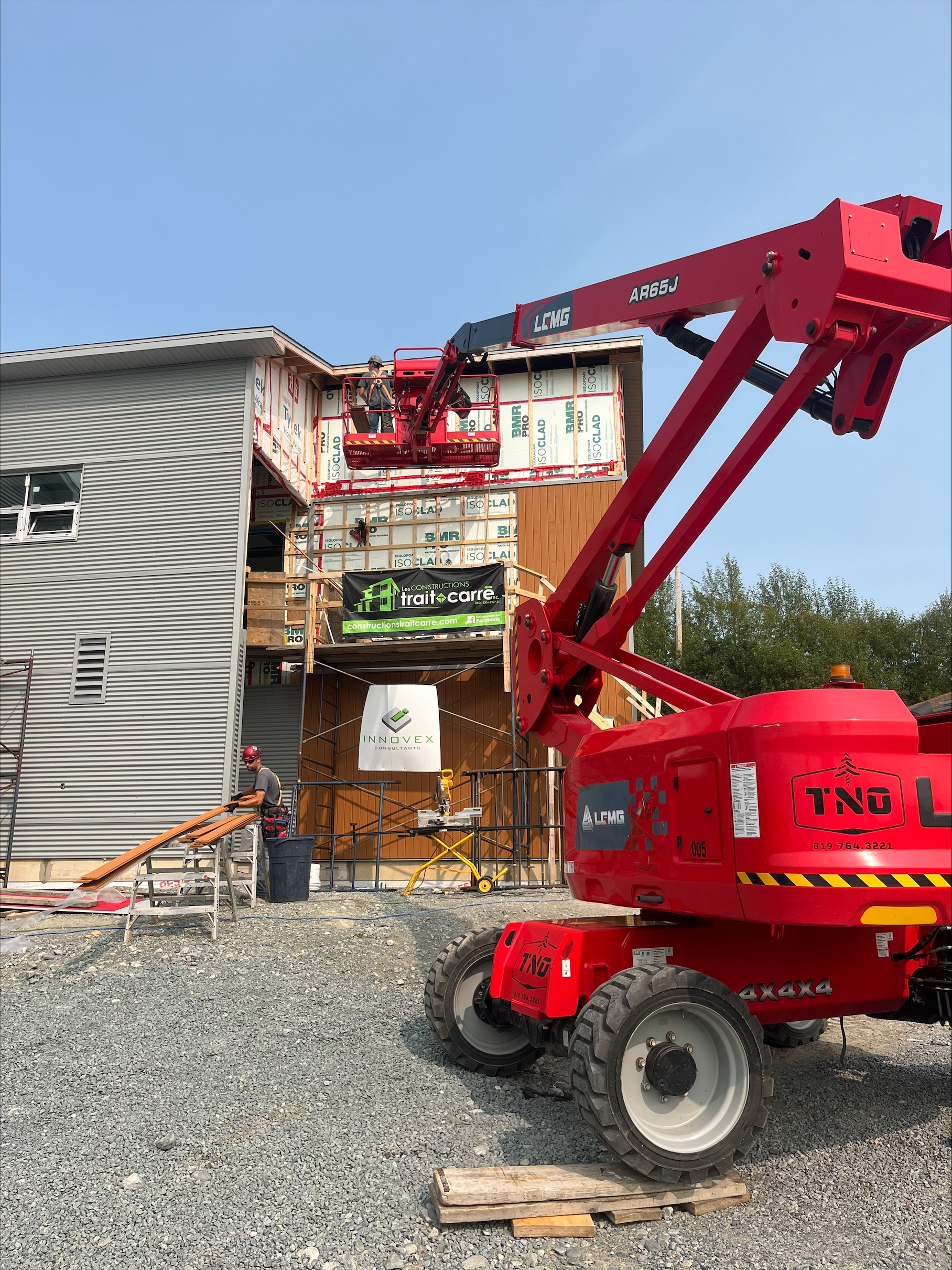 Photo d'une CPE en construction