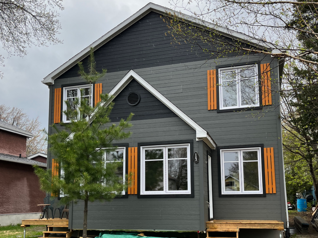 Photo d'une finitions extérieures d'une maison
